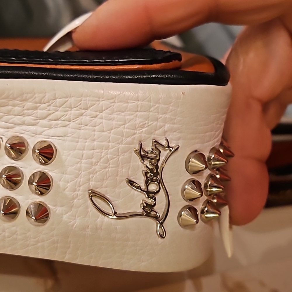 Christian Louboutin shoulder bag leather - Picture 10 of 12